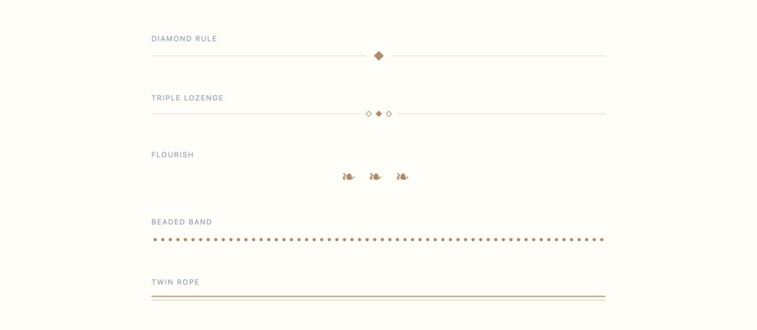 Dividers – 8 Free CSS Divider & HR Sets - uiCookies