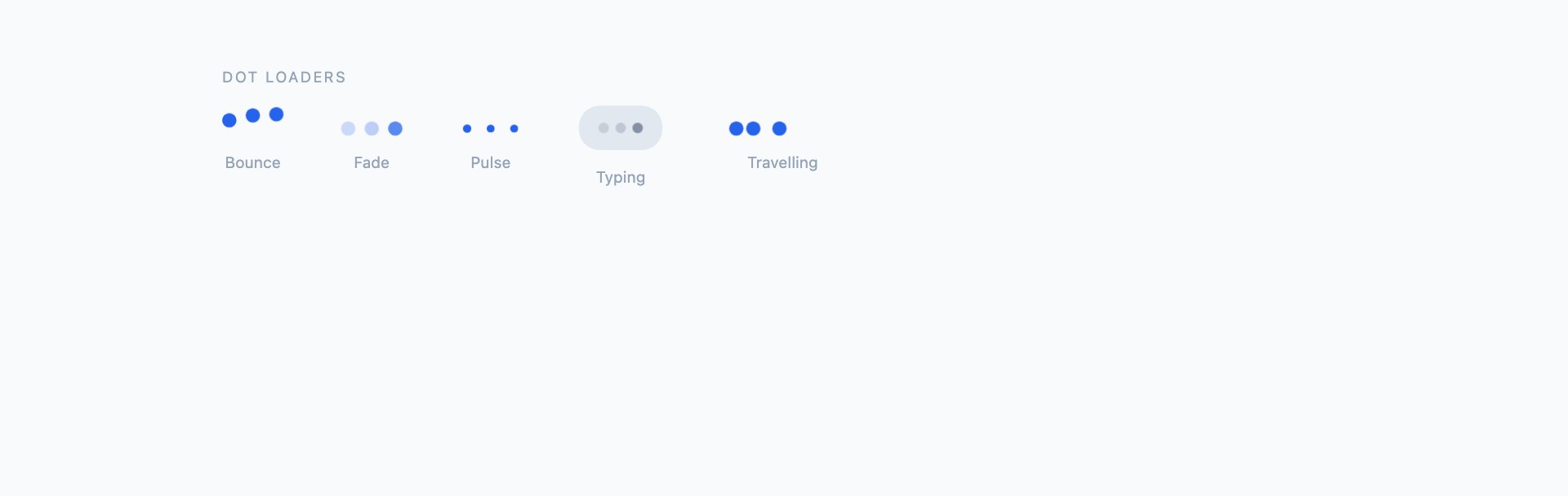 Dot Loaders — free CSS loading animations by uiCookies