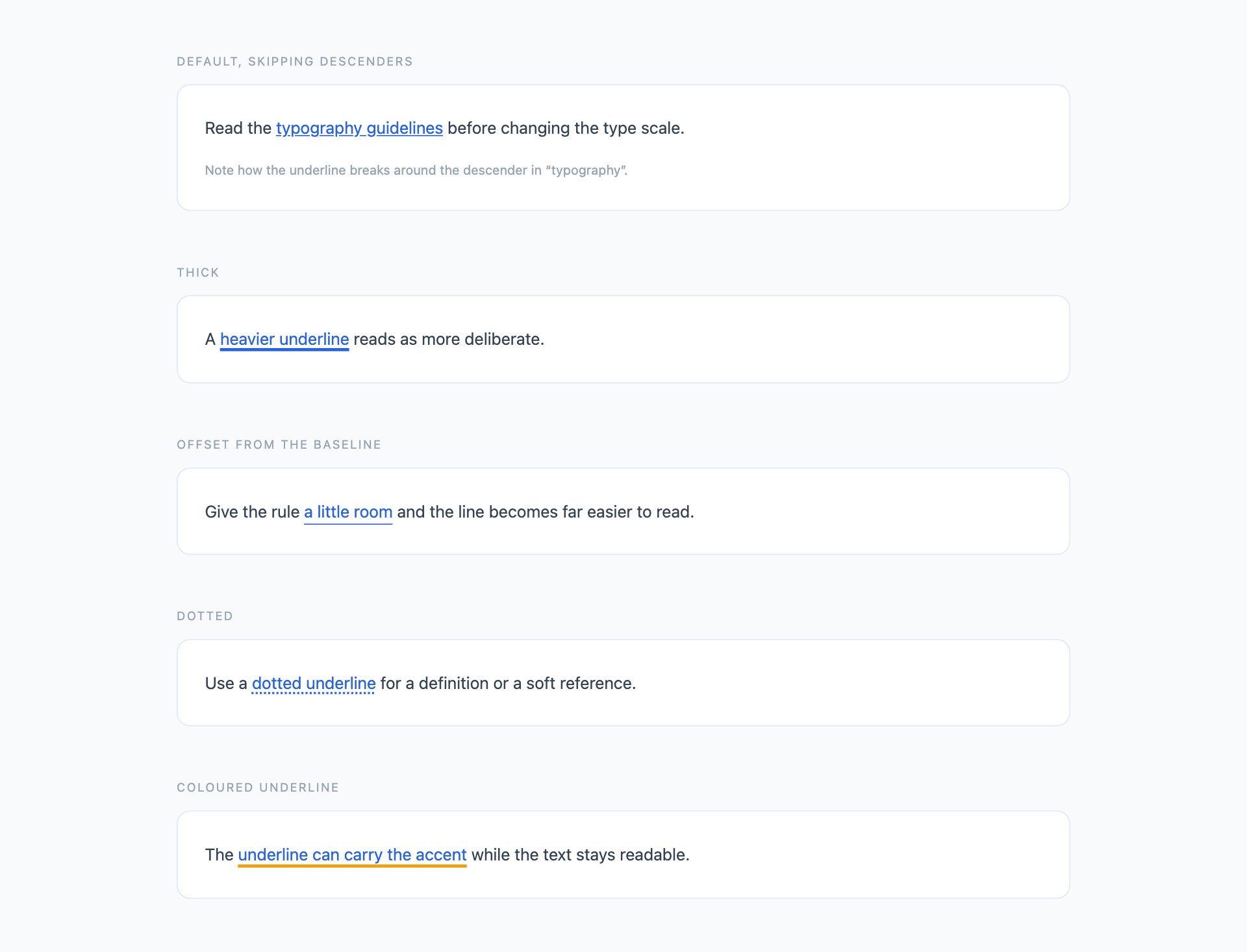 Underline Styles — free CSS link and hover effects by uiCookies