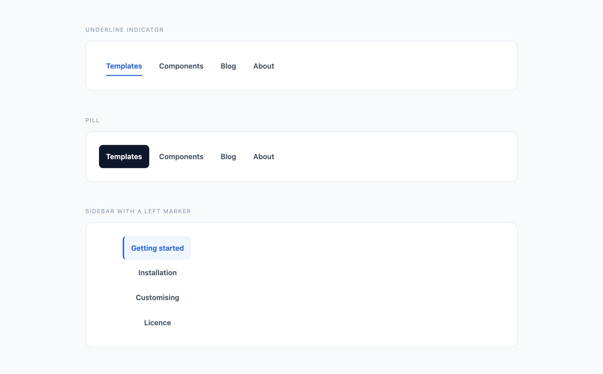 Navigation Links — free CSS link and hover effects by uiCookies