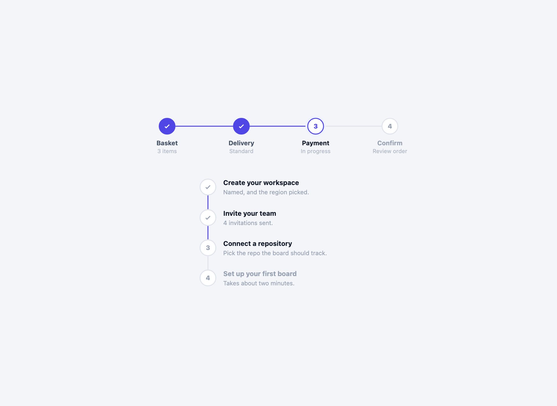 Step Navigation — free CSS menu template by uiCookies
