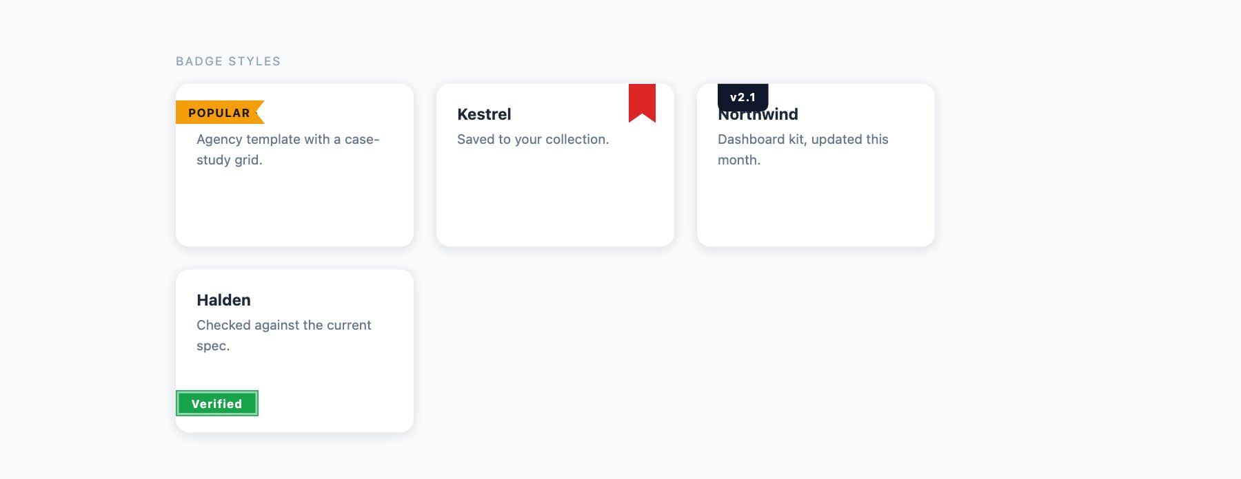 Ribbon Badges — free CSS ribbon designs by uiCookies