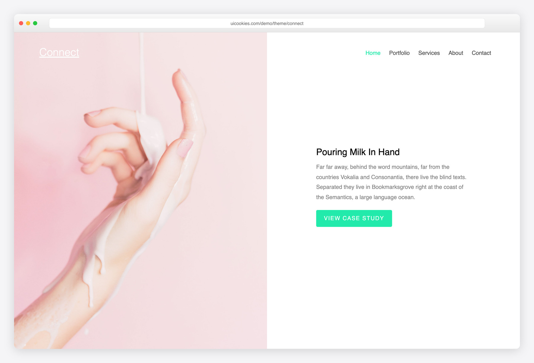 Connect — free business & multi-purpose website template by uiCookies