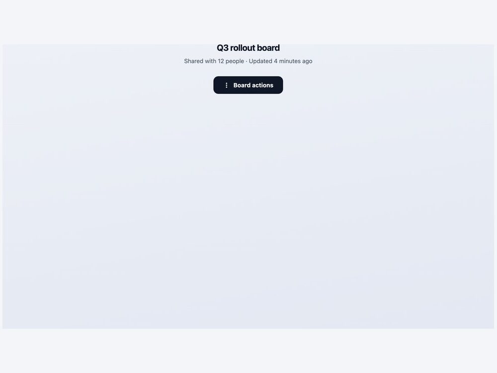 Bottom Sheet Action Menu — live demo