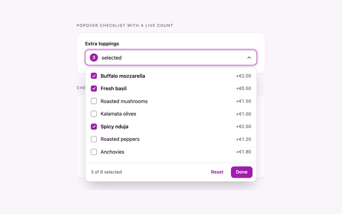 CSS-only Multiselects — free select snippet in CSS, Bootstrap and Tailwind by uiCookies