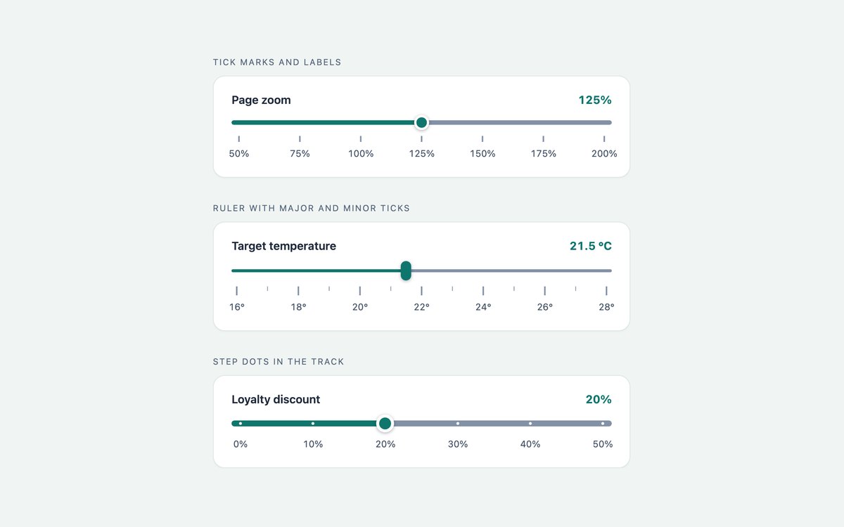 Range Sliders with Tick Marks — free range slider snippet in CSS, Bootstrap and Tailwind by uiCookies
