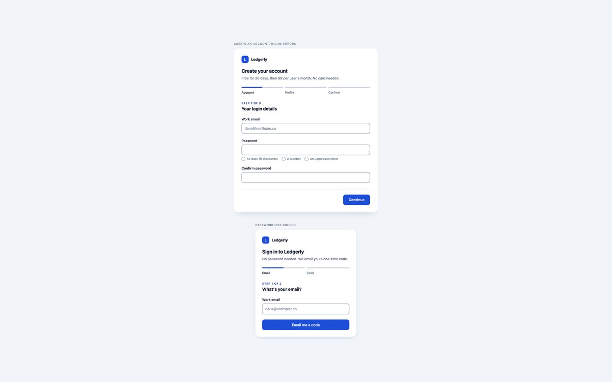 Signup Wizards — free form wizard snippet in CSS, Bootstrap and Tailwind by uiCookies