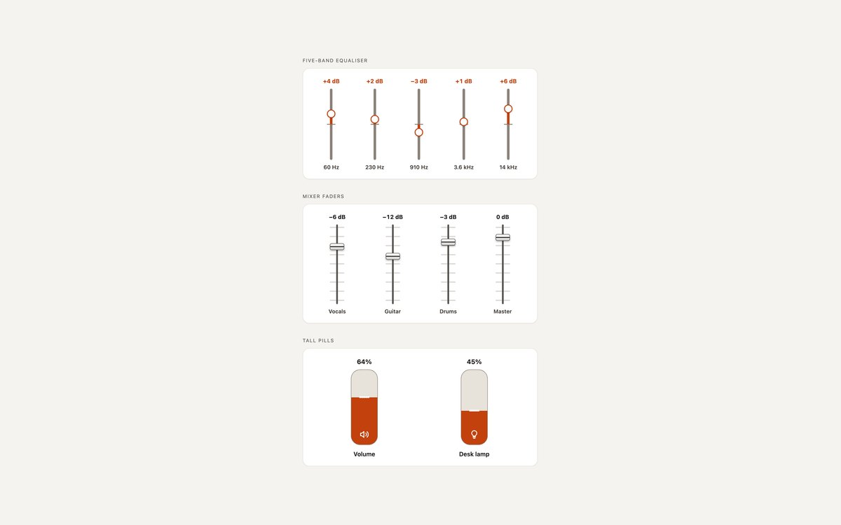 Vertical Range Sliders — free range slider snippet in CSS, Bootstrap and Tailwind by uiCookies
