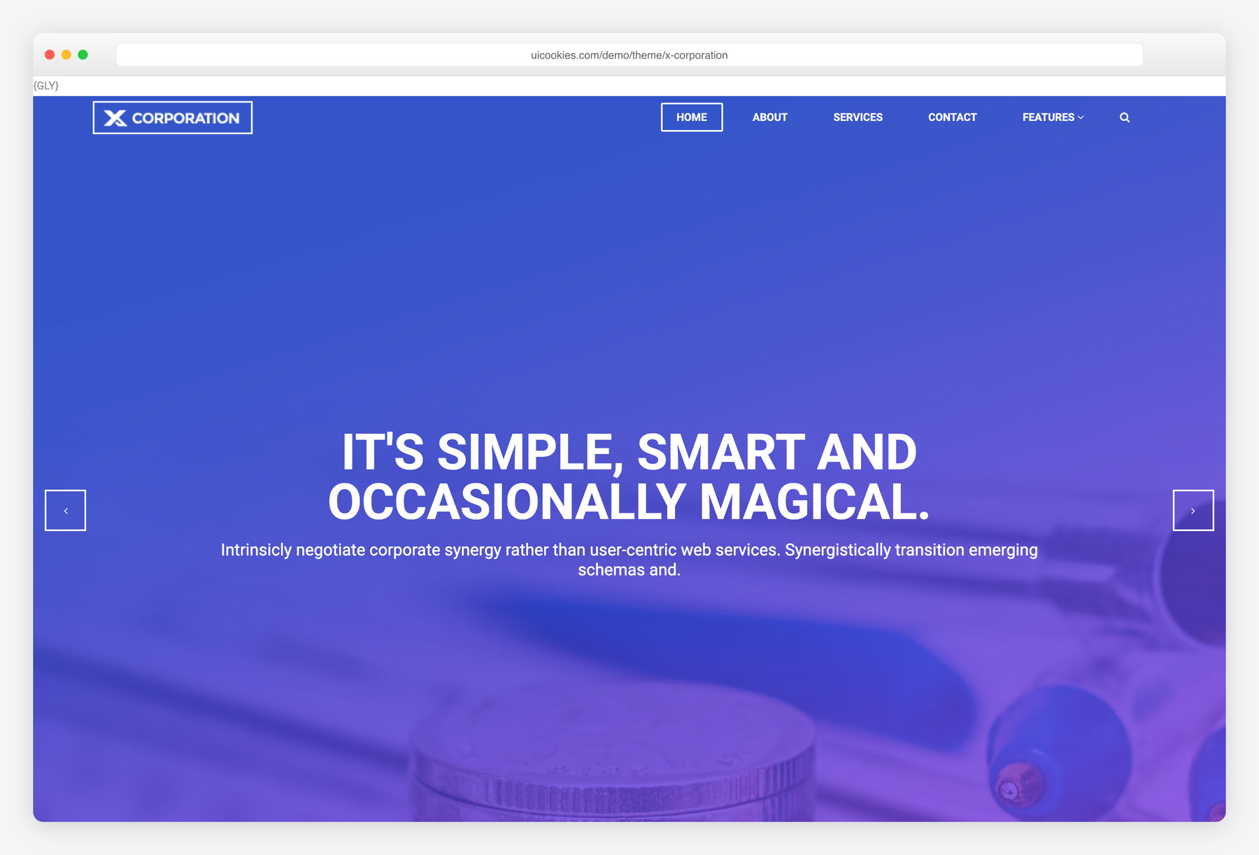 X-Corporation — free business & multi-purpose website template by uiCookies