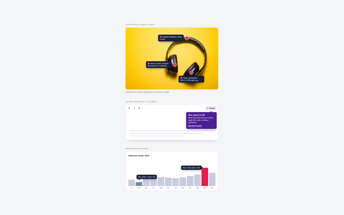 Callout & Annotation Bubbles — free speech bubble snippet in CSS, Bootstrap and Tailwind by uiCookies