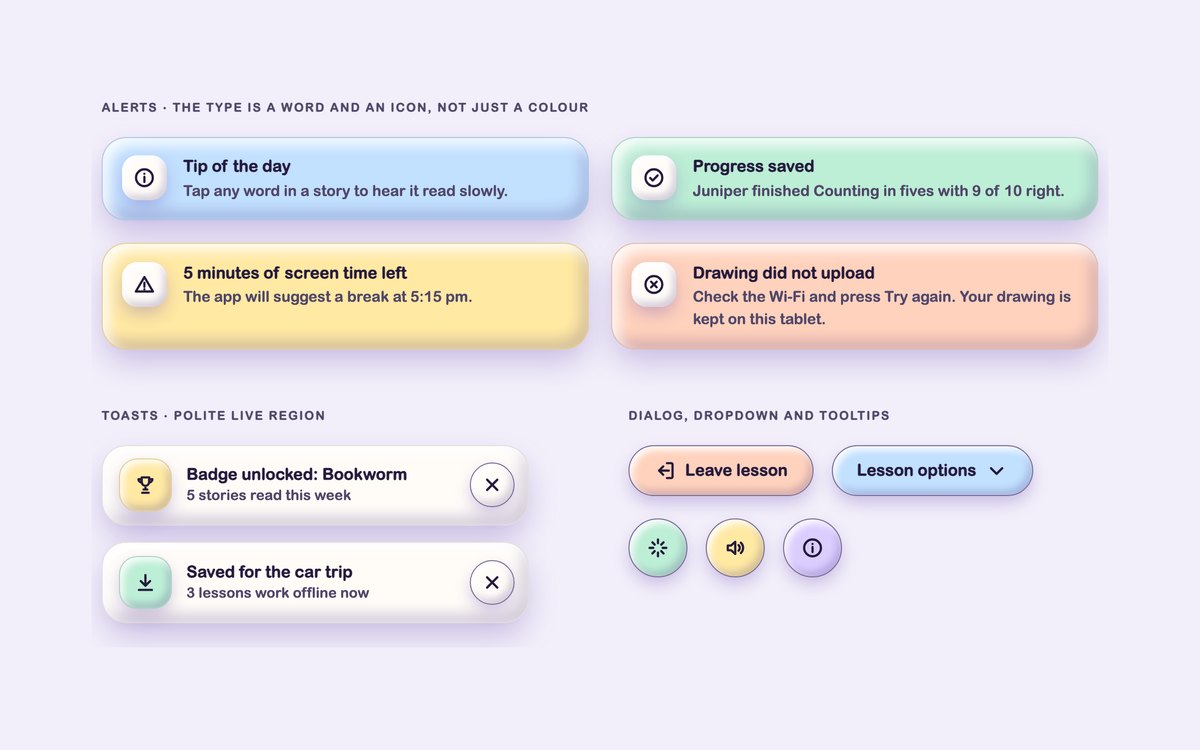 Claymorphism Overlays & Feedback — free claymorphism UI kit snippet in CSS, Bootstrap and Tailwind by uiCookies