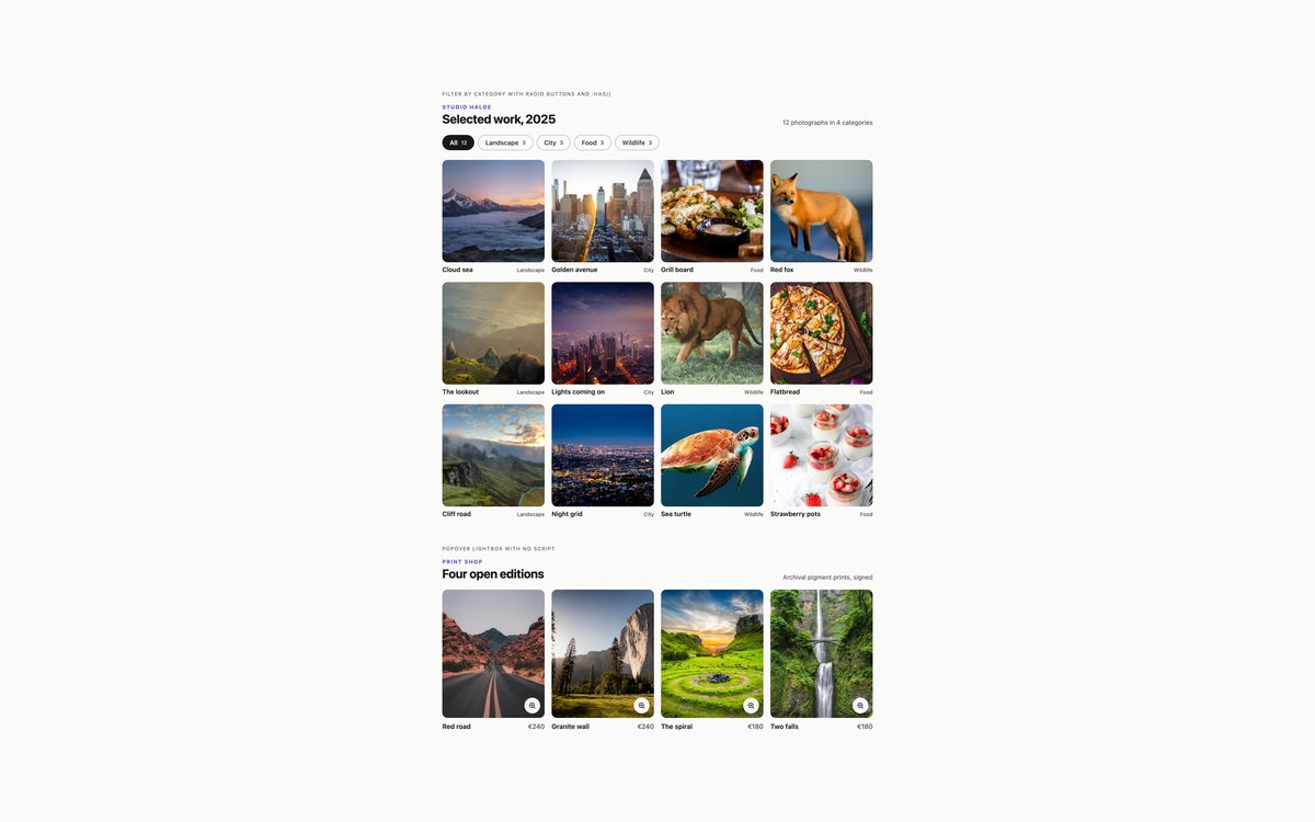Filterable CSS Image Galleries — free image gallery snippet in CSS, Bootstrap and Tailwind by uiCookies