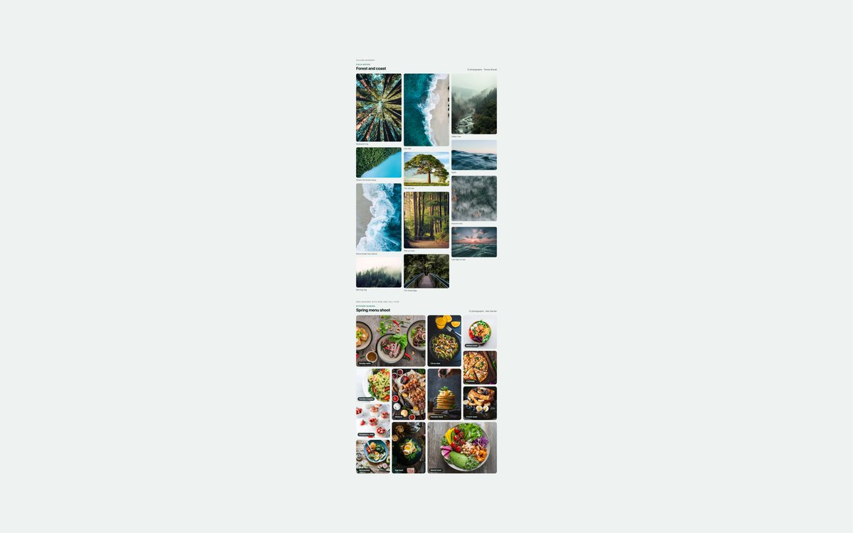 Masonry Image Galleries — free image gallery snippet in CSS, Bootstrap and Tailwind by uiCookies