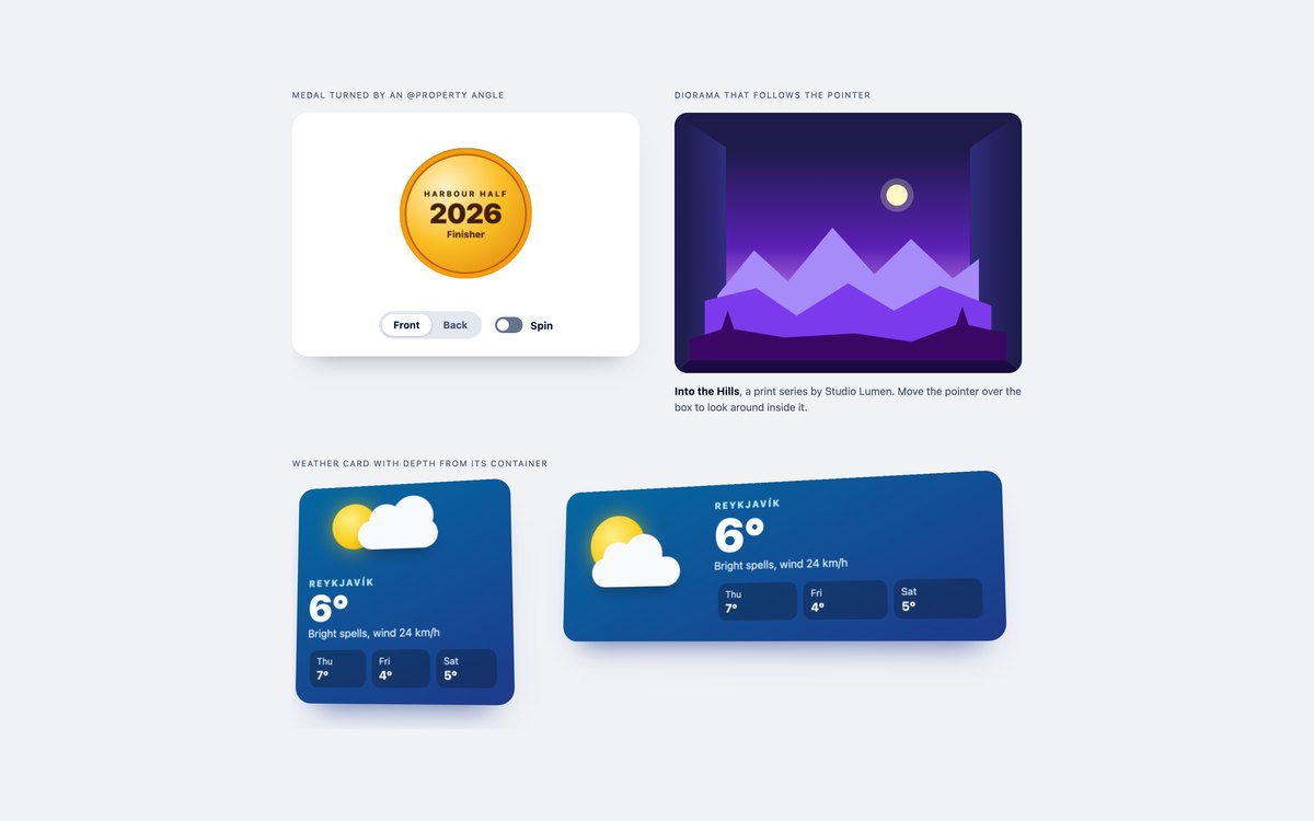 Modern CSS 3D Effects — free CSS 3D effect snippet in CSS, Bootstrap and Tailwind by uiCookies