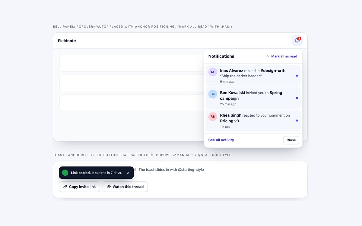 Modern CSS Notifications — free notification snippet in CSS, Bootstrap and Tailwind by uiCookies
