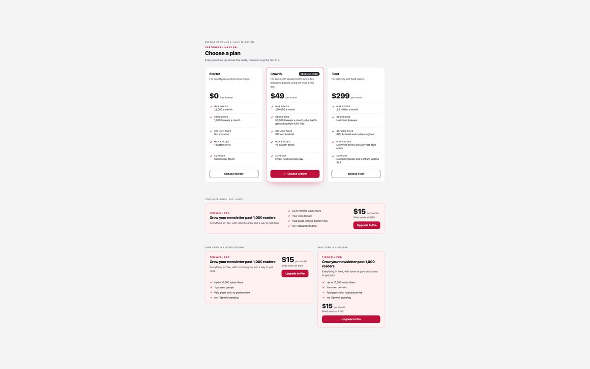 Modern CSS Pricing Tables — free pricing table snippet in CSS, Bootstrap and Tailwind by uiCookies