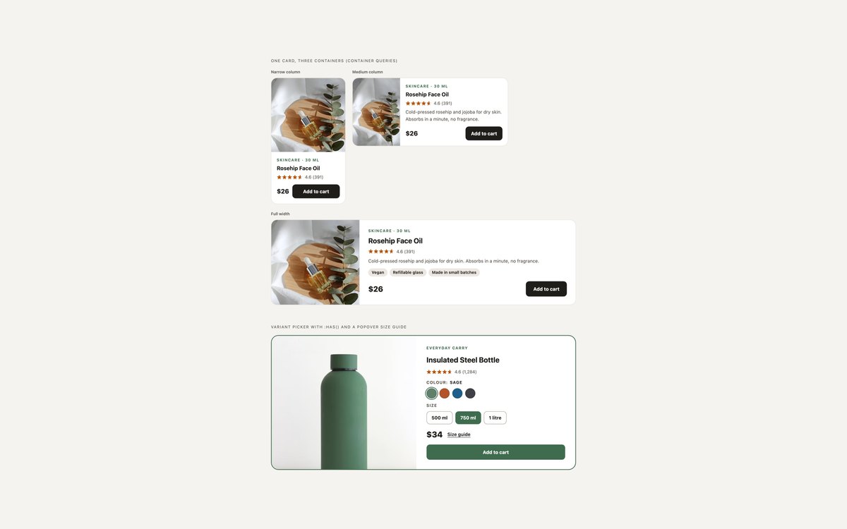Modern CSS Product Cards — free product card snippet in CSS, Bootstrap and Tailwind by uiCookies