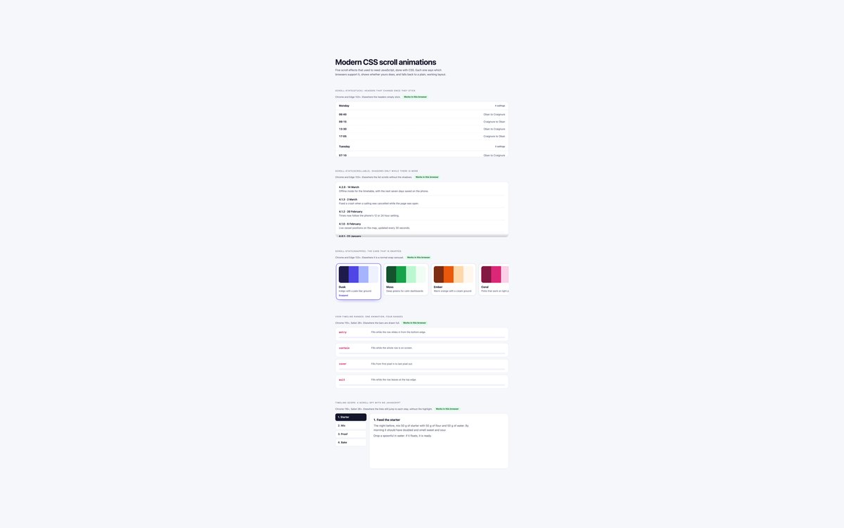 Modern CSS Scroll Animations — free scroll animation snippet in CSS, Bootstrap and Tailwind by uiCookies