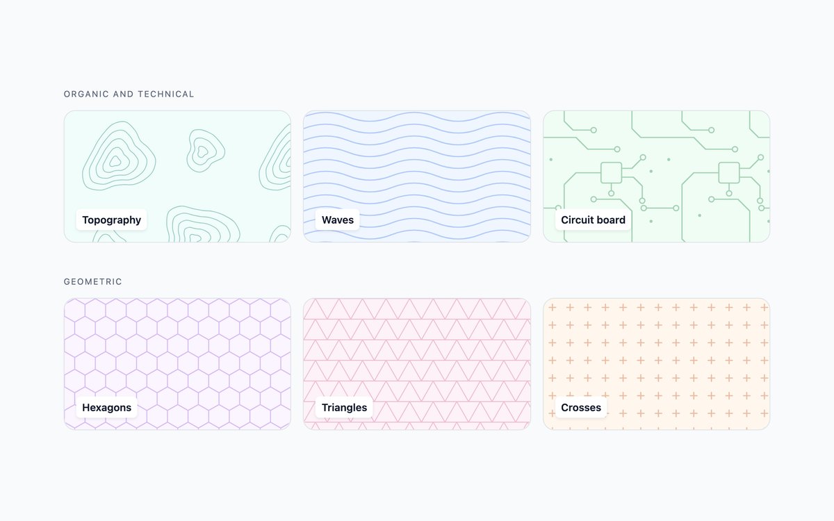 SVG Pattern Backgrounds — free CSS background pattern snippet in CSS, Bootstrap and Tailwind by uiCookies
