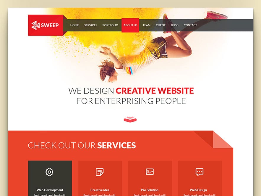 Website Development Site Template