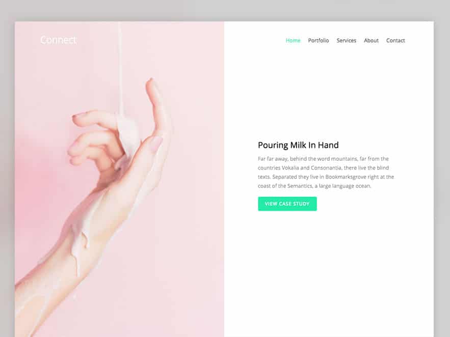 Connect Free HTML5 Website Template Using Bootstrap