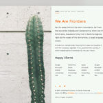 Frontiers – Free HTML5 Bootstrap Template