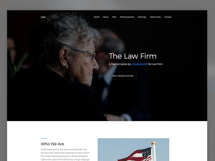 Free Law Bootstrap uiCookies Using - \u2013 4 Framework Template